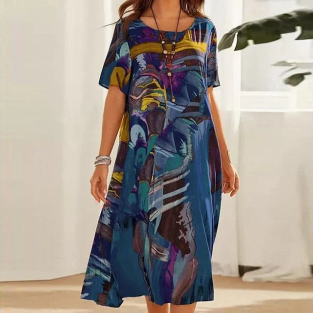 Abito tunica confortevole Annarosa: eleganza casual per tutte le occasioni