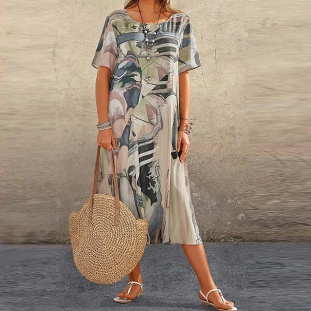Abito tunica confortevole Annarosa: eleganza casual per tutte le occasioni