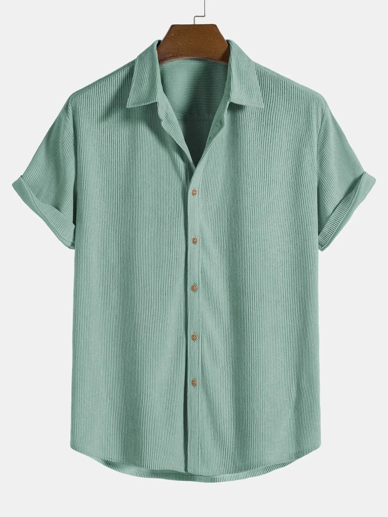 Camicia a maniche corte da uomo Clark – Vestibilità regolare, cotone traspirante per primavera ed estate