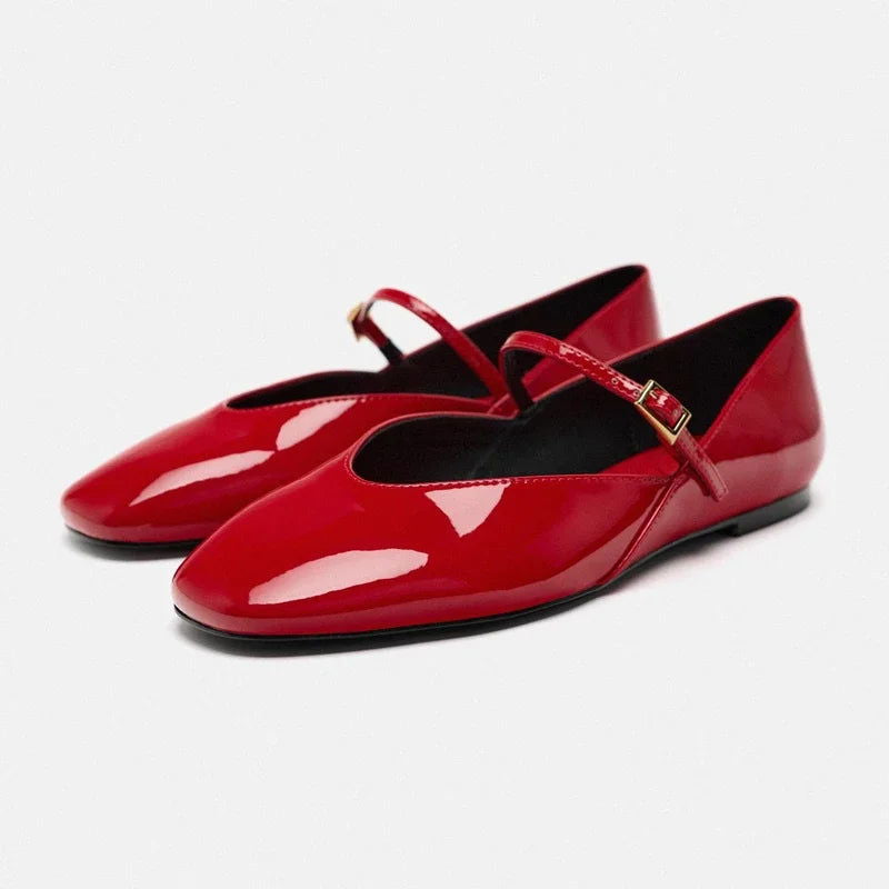 Ballerine da donna Kali - Scarpe eleganti e comode in vernice lucida