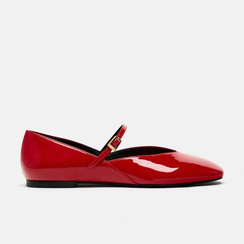 Ballerine da donna Kali - Scarpe eleganti e comode in vernice lucida