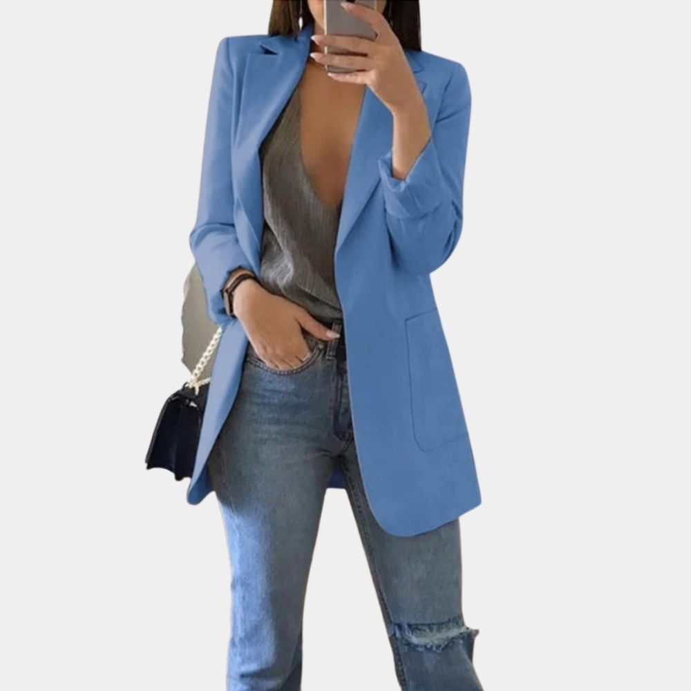 Bella Blazer Donna – Elegante Blazer a maniche lunghe con vestibilità chic e moderna