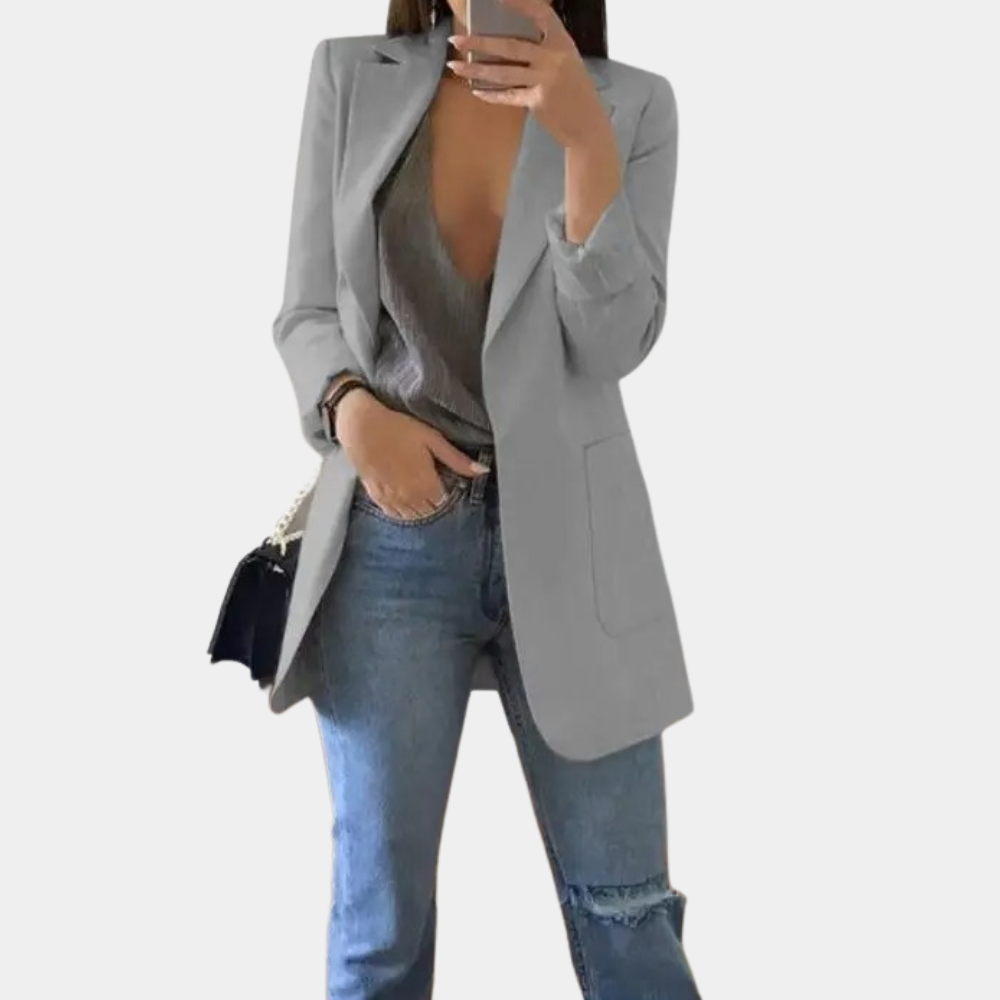Bella Blazer Donna – Elegante Blazer a maniche lunghe con vestibilità chic e moderna