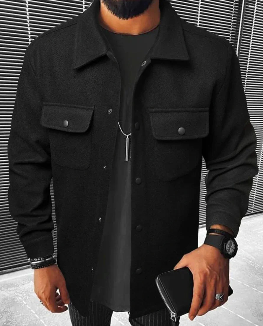 Camicia da uomo Steven - Camicia calda e confortevole in tessuto morbido con stile elegante