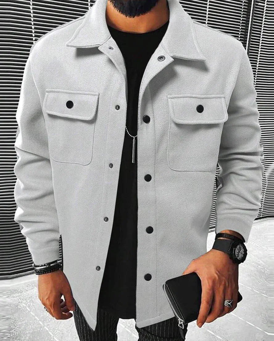 Camicia da uomo Steven - Camicia calda e confortevole in tessuto morbido con stile elegante