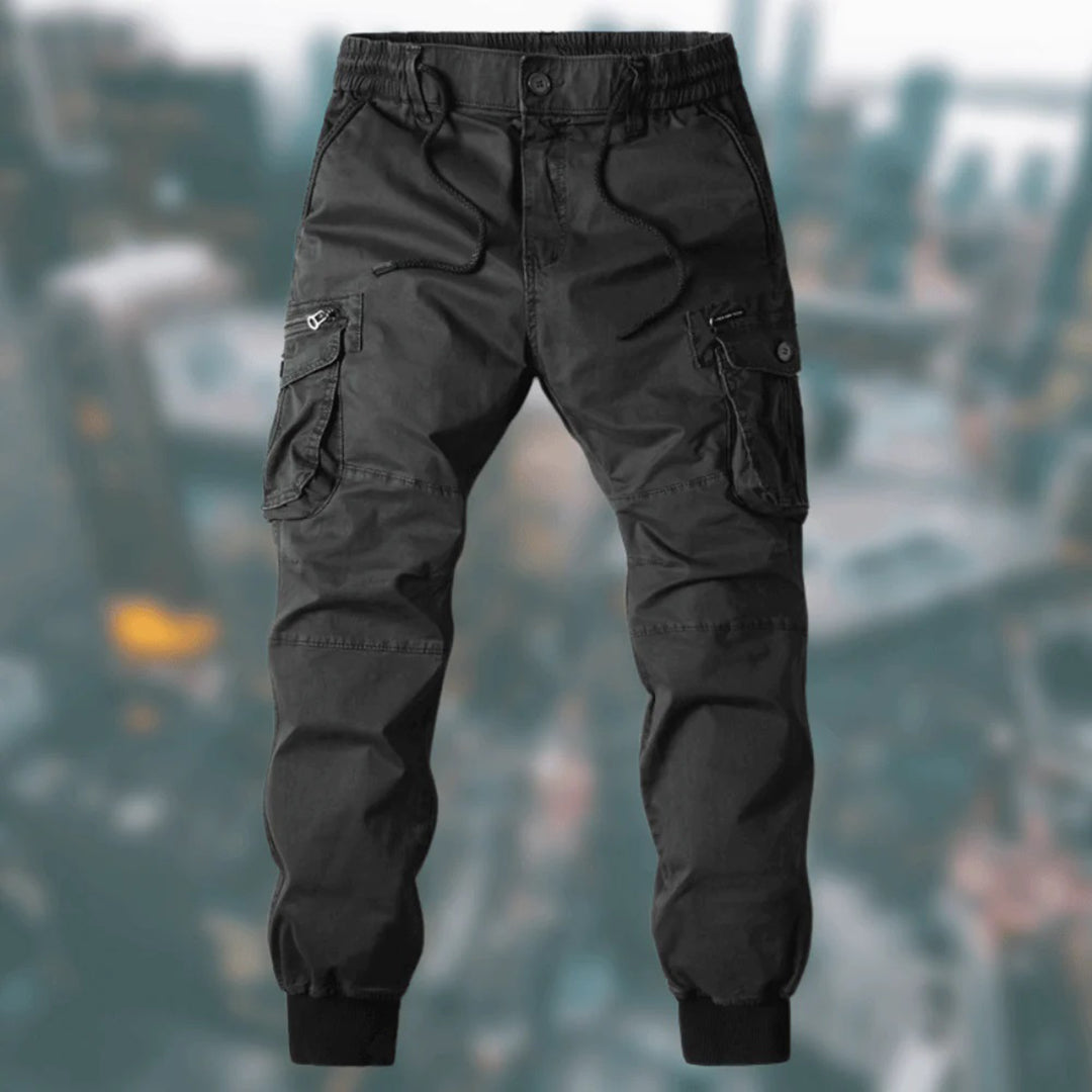 Pantaloni cargo da uomo Troy: comfort casual con tasche multiple e vita regolabile