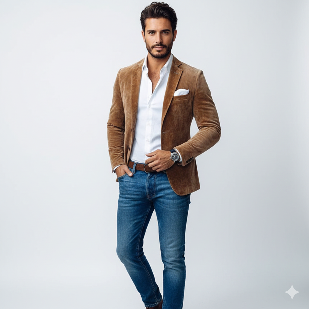 Blake Blazer Homme Slim Fit – Veste Casual Élégante Coupe Moderne Polyvalente