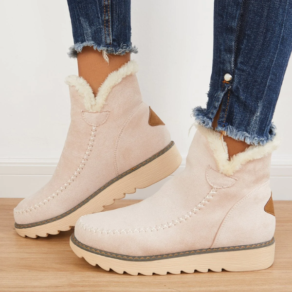 Blair Bottines Femme en Fourrure – Chaudes, Confortables & Style Polyvalent Hiver