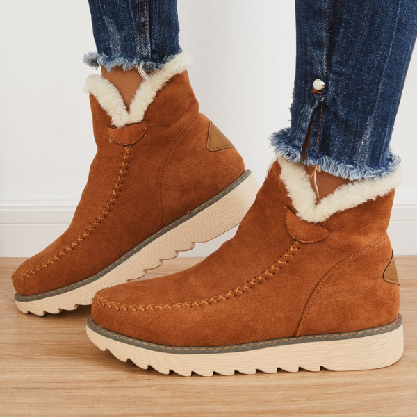 Blair Bottines Femme en Fourrure – Chaudes, Confortables & Style Polyvalent Hiver