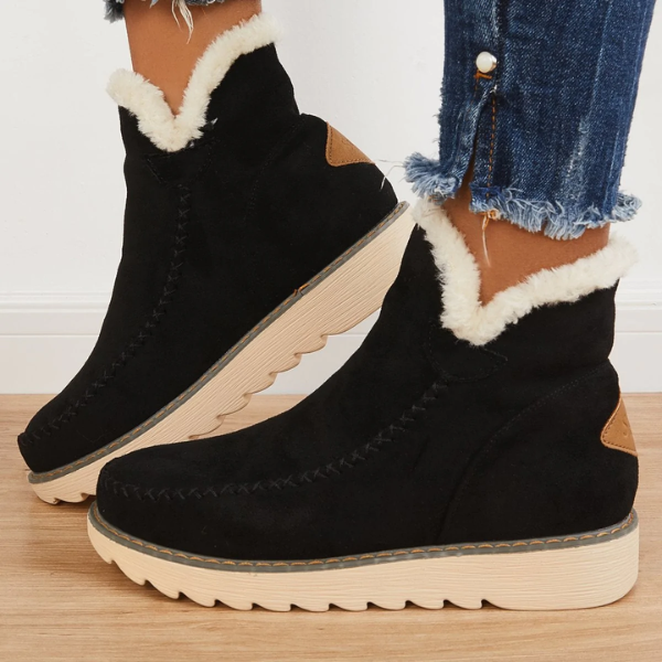 Blair Bottines Femme en Fourrure – Chaudes, Confortables & Style Polyvalent Hiver