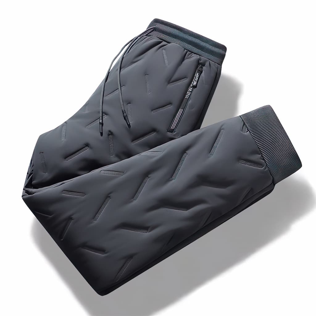 Leila Pantalon Thermique Femme – Jogging d’Hiver Imperméable en Polaire Douce avec Poches