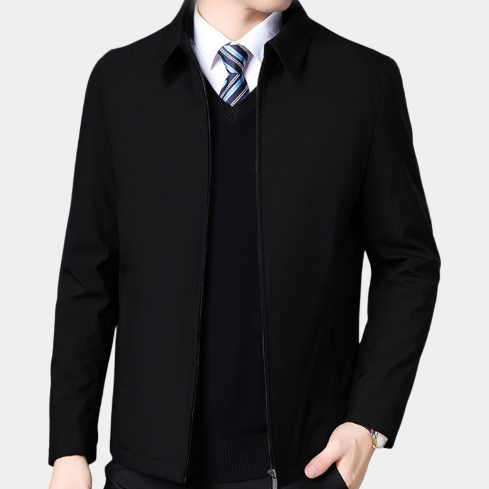 Giacca casual da uomo Sandro: giacca con cerniera casual ed elegante dallo stile senza tempo