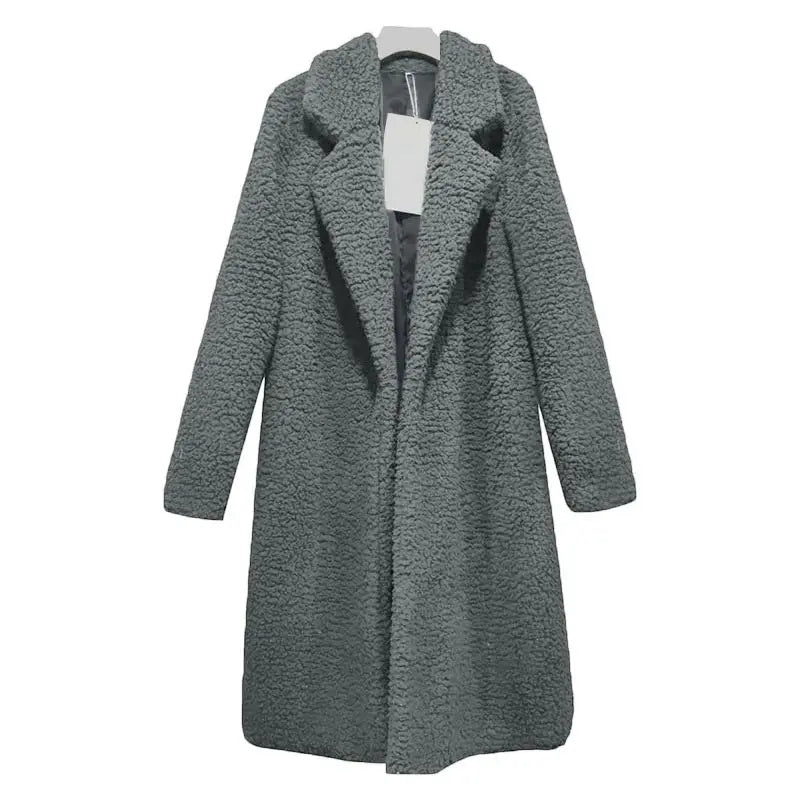 Elara Manteau Long Femme – Coupe Ample Confortable & Protection Hivernale