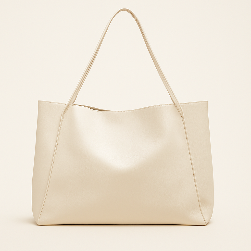 Madeline Sac Cabas Femme – Cuir Vegan Brillant, Élégant & Spacieux pour un Style Moderne