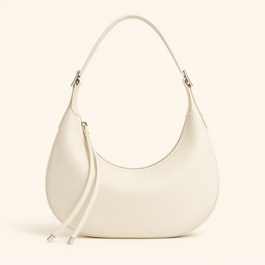 Ailany Sac Hobo Femme – Demi-Lune Élégant en Similicuir Grainé avec Poignée Ajustable