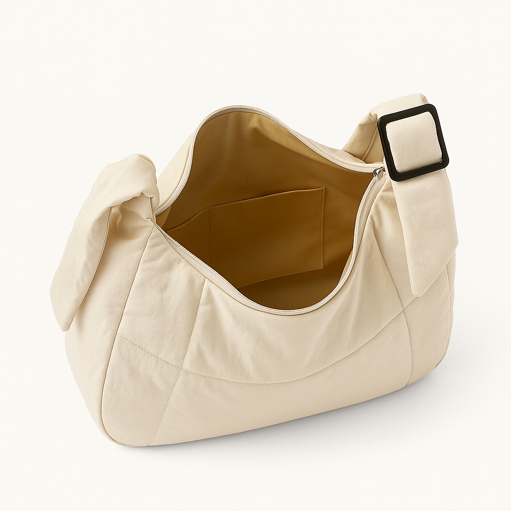 Lucille Sac Bandoulière Femme – Grand Sac Élégant avec Compartiments & Sangle Réglable