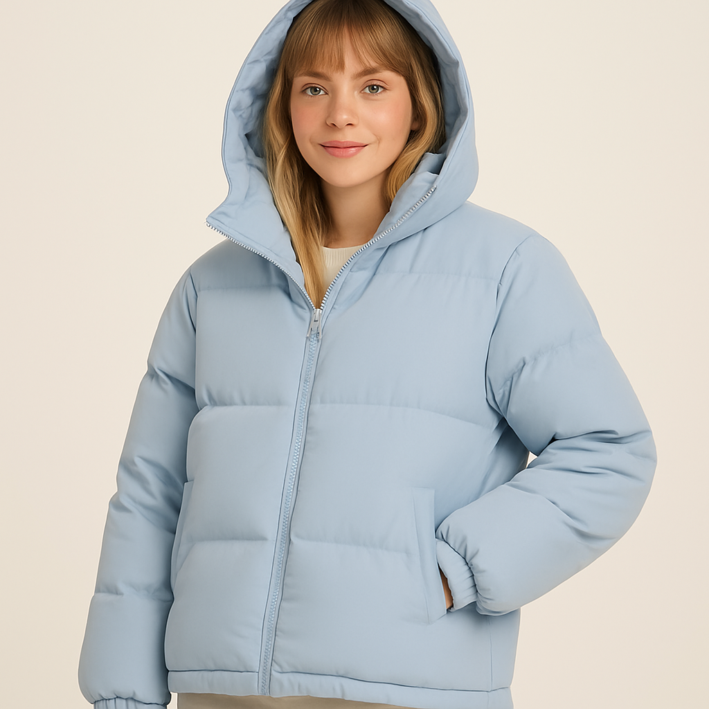 Shaun Manteau Hiver Femme – Veste Chaude Imperméable avec Coupe Élégante et Capuche