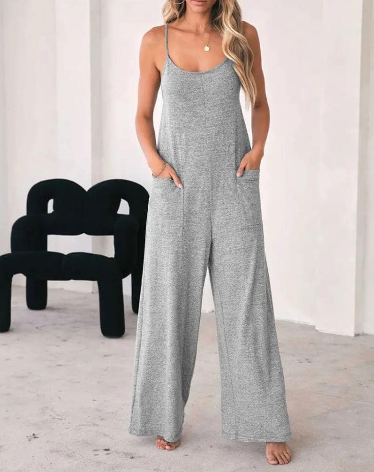 Salopette da donna Rosemary: tuta casual con tasche pratiche e comfort quotidiano
