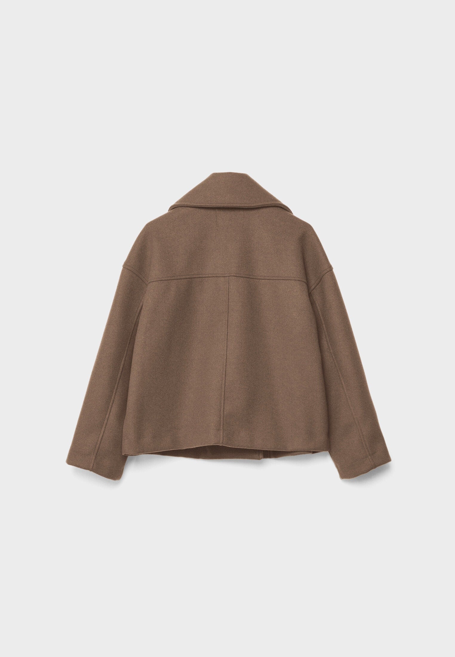 Olivia Femme Manteau – Chic Manteau Court Croisé à Boutons Élégants & Style Moderne