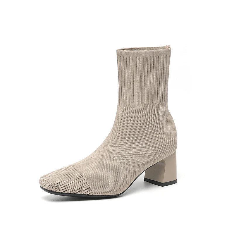 Stivali da donna Adele: stivali in maglia eleganti e comodi per un look chic quotidiano