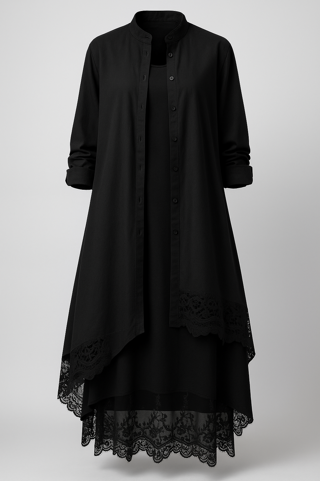 Aurora Robe Bohème Femme – Robe d’Été Oversize avec Style Chemise Décontracté et Fluide