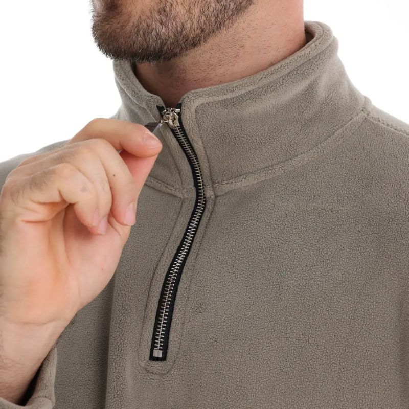 James Pull Homme Laine Zippé – Chaud, Confortable & Élégant avec Doublure Douce