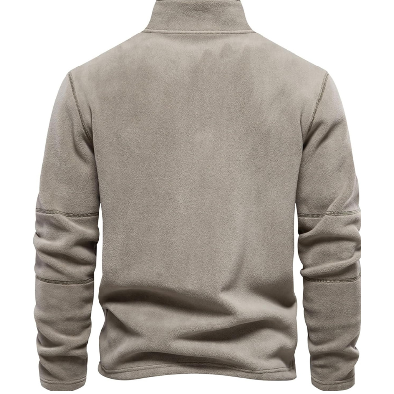 James Pull Homme Laine Zippé – Chaud, Confortable & Élégant avec Doublure Douce