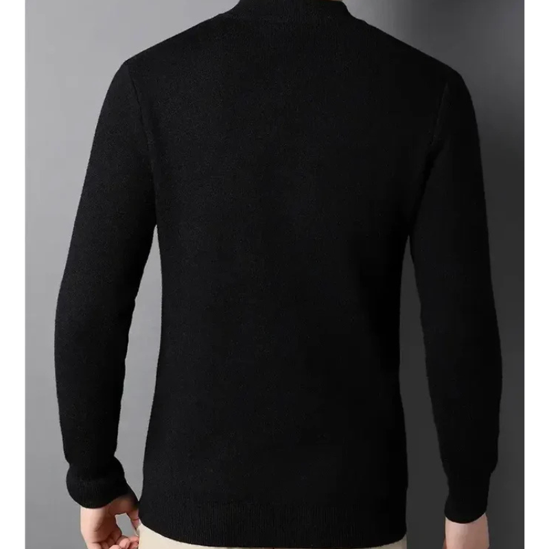 Keneth Pull Homme à Col Roulé – Élégant, Chaud & Confortable en Cachemire Laine Mélangée