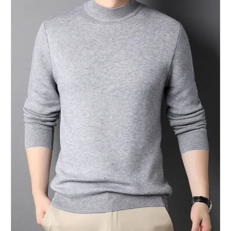 Keneth Pull Homme à Col Roulé – Élégant, Chaud & Confortable en Cachemire Laine Mélangée