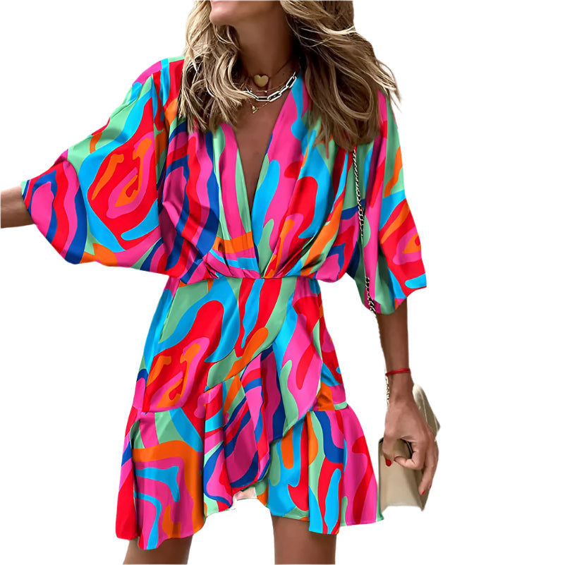 Abito lungo da donna Dolly - Elegante e comodo per serate, matrimoni e abbigliamento quotidiano chic