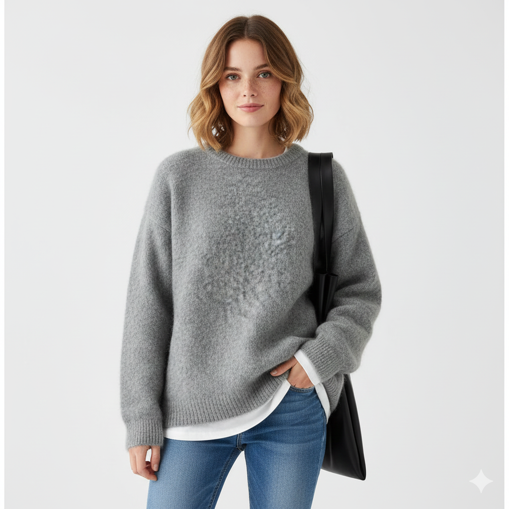 Emgie Maglione Donna Oversize – Maglia Ultra Morbida, Taglio Casual & Stile Elegante