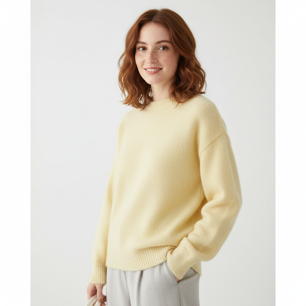 Emgie Maglione Donna Oversize – Maglia Ultra Morbida, Taglio Casual & Stile Elegante