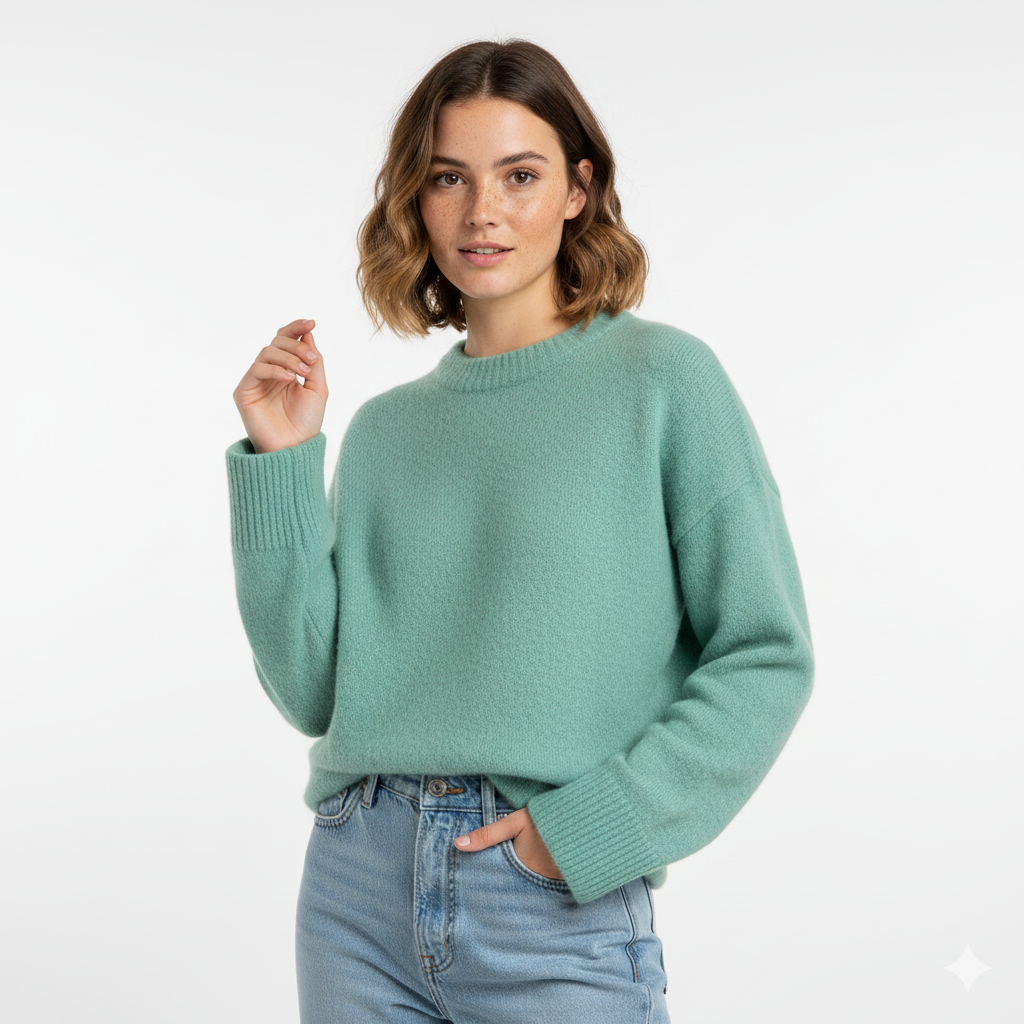 Emgie Maglione Donna Oversize – Maglia Ultra Morbida, Taglio Casual & Stile Elegante