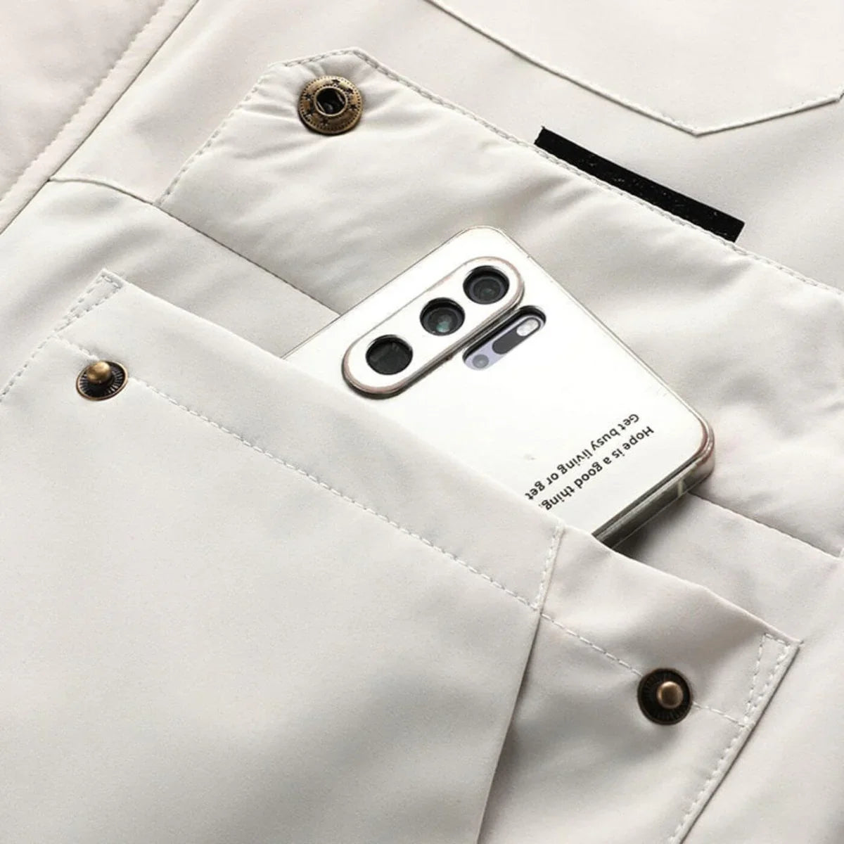 Erwin Veste Homme – Veste Imperméable & Coupe-Vent Confortable pour Automne/Hiver