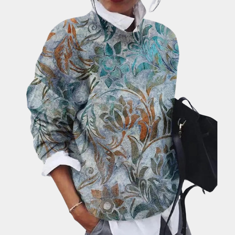 Elle Pull Grafico in Maglia Donna – Taglio Casual Leggero in Tessuto Morbido e Traspirante