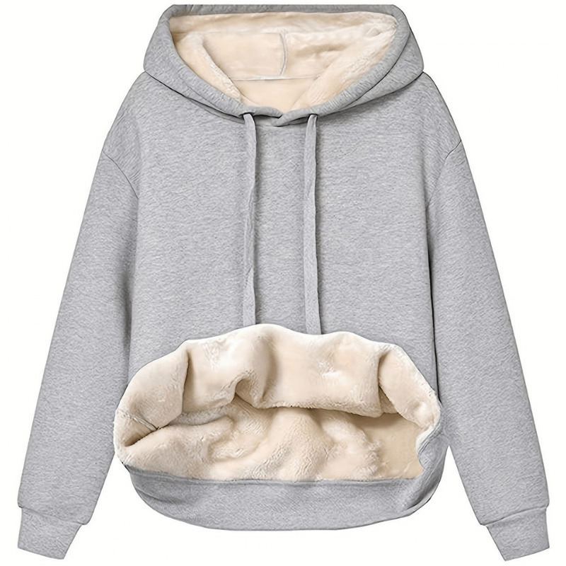 Kaylani Hoodie Femme – Sweat à Capuche d’Hiver Chaud en Polaire Douce et Confortable