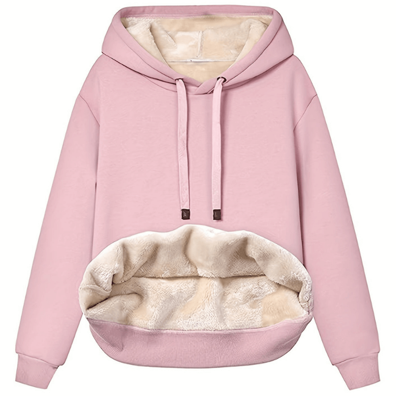 Kaylani Hoodie Femme – Sweat à Capuche d’Hiver Chaud en Polaire Douce et Confortable