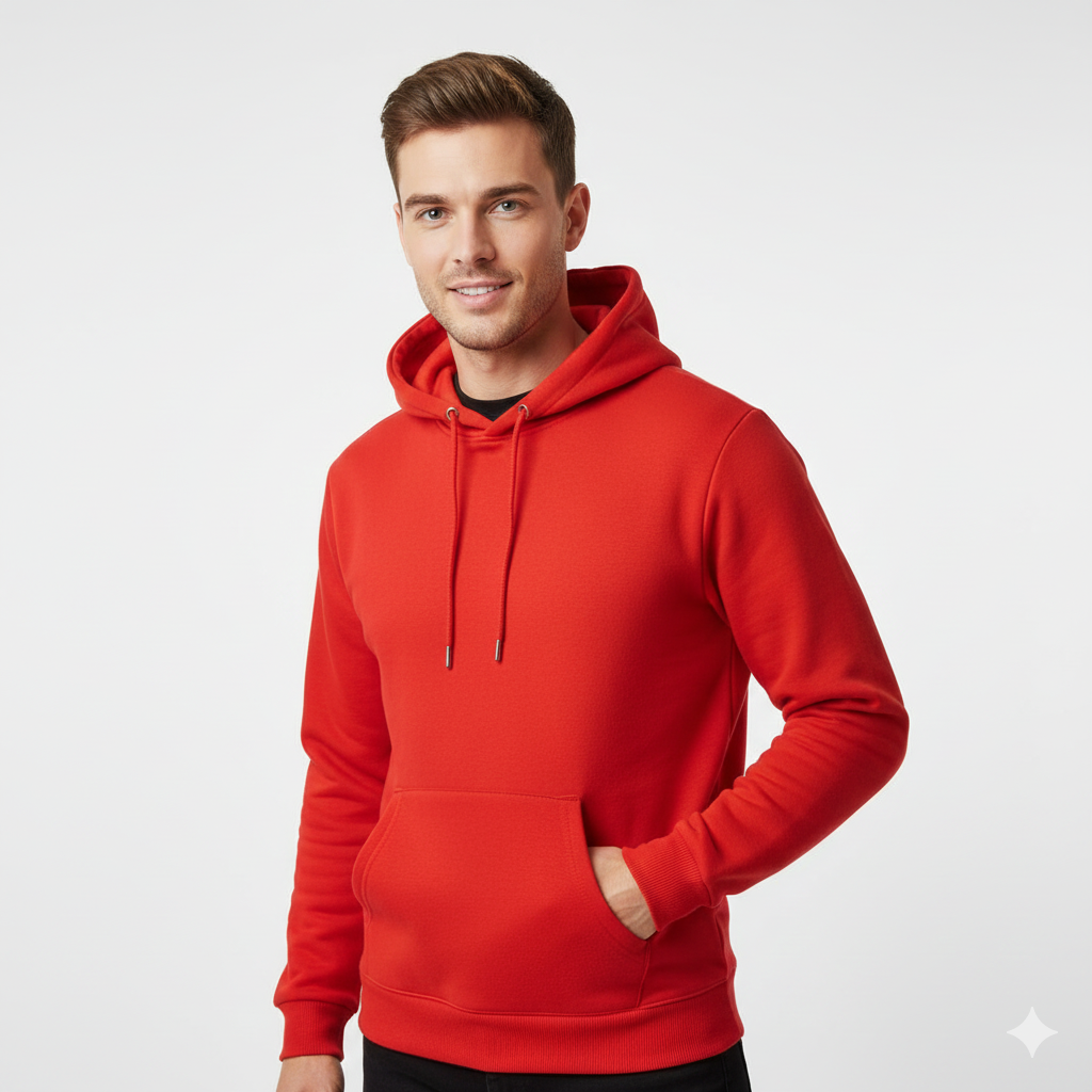 Gaithan Hoodie Unisexe – Sweat à Capuche Doux avec Polaire Chaude & Design Minimaliste