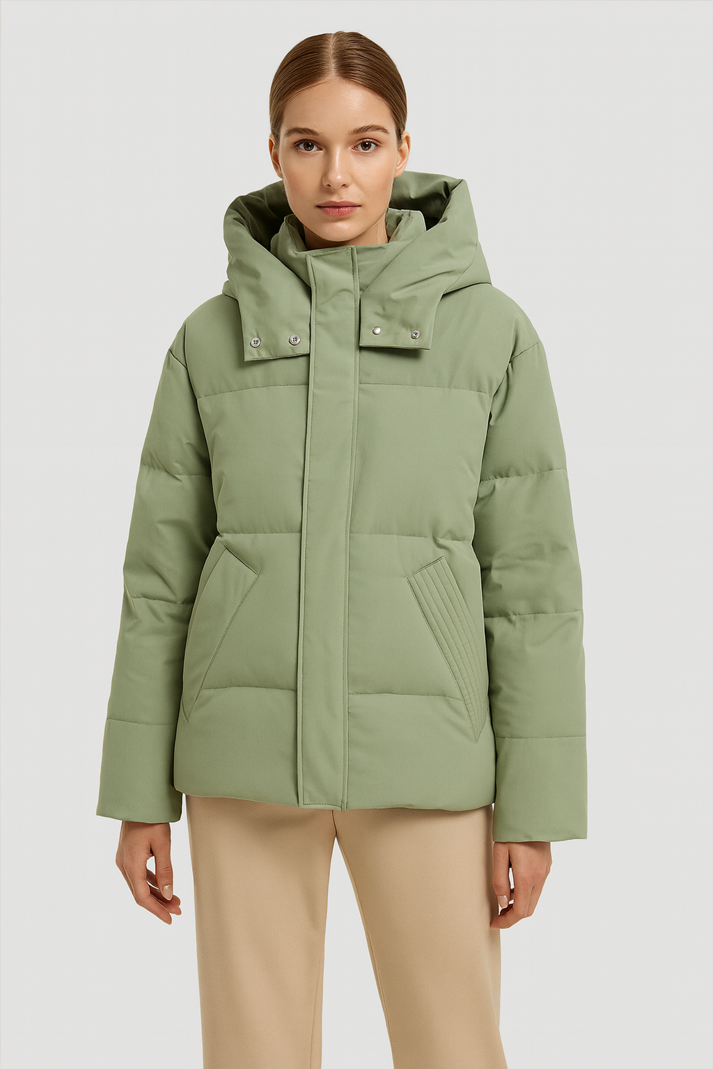 Aida Doudoune Femme – Chaude, Imperméable avec Coupe Flatteuse & Capuche Ajustable