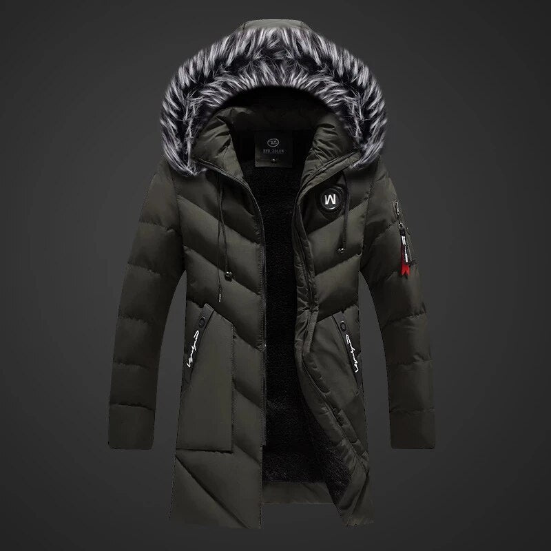 Cappotto invernale da uomo Ryan: isolamento caldo, tessuto idrorepellente e cappuccio regolabile