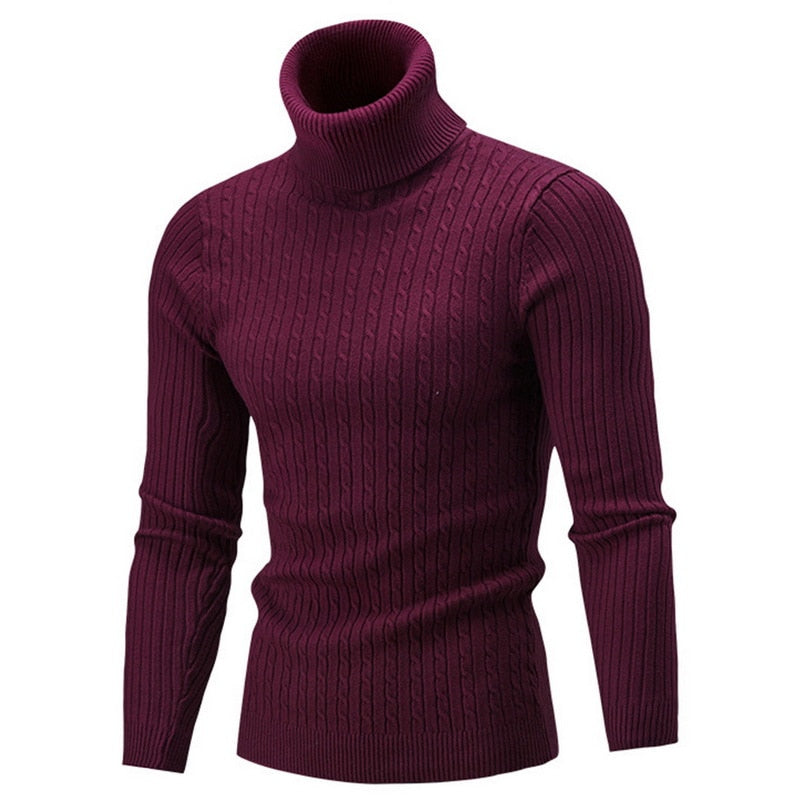 Maglione a collo alto da uomo Klaus: maglieria esclusiva, elegante e confortevole