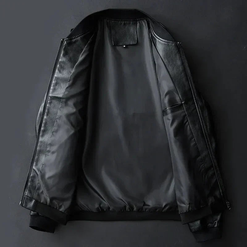 Giacca da uomo Vincent: giacca in pelle premium elegante e resistente con uno stile senza tempo