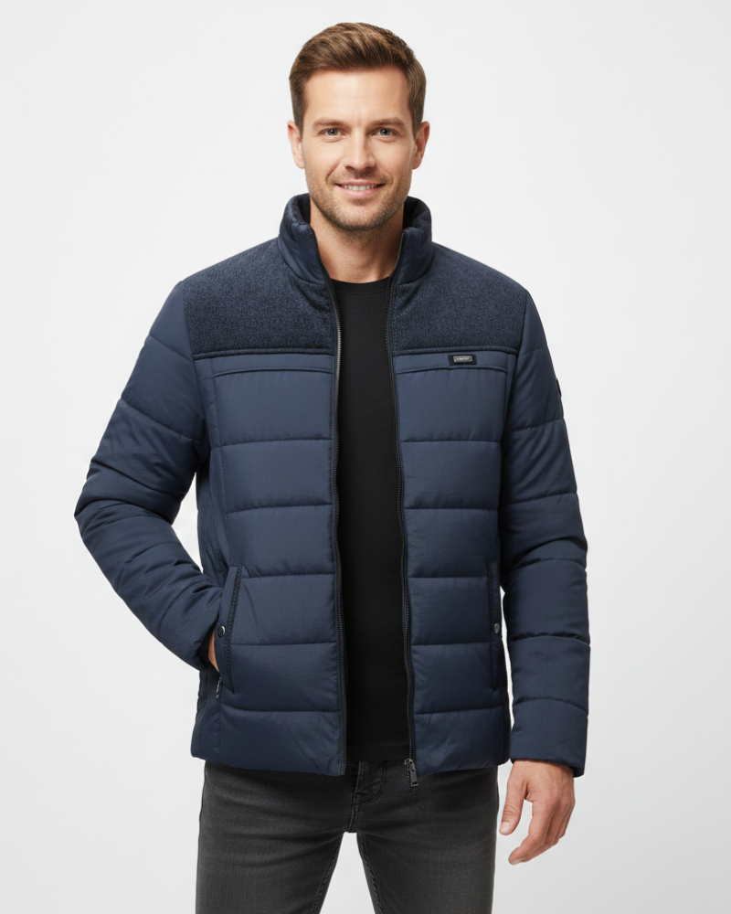 Ікер чоловіча флісова куртка Boss – тепла та міцна, з високим коміром і сучасним стилем