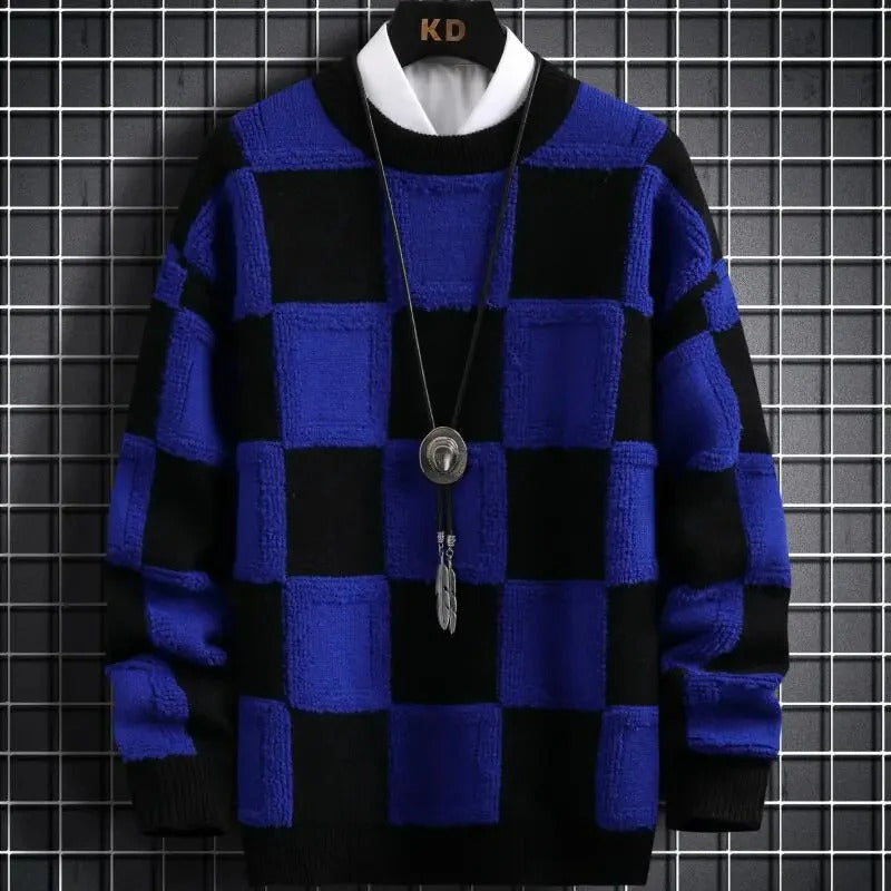 Ythan Pull Homme en Cachemire – Col Rond Classique, Coupe Régulière & Confort Doux