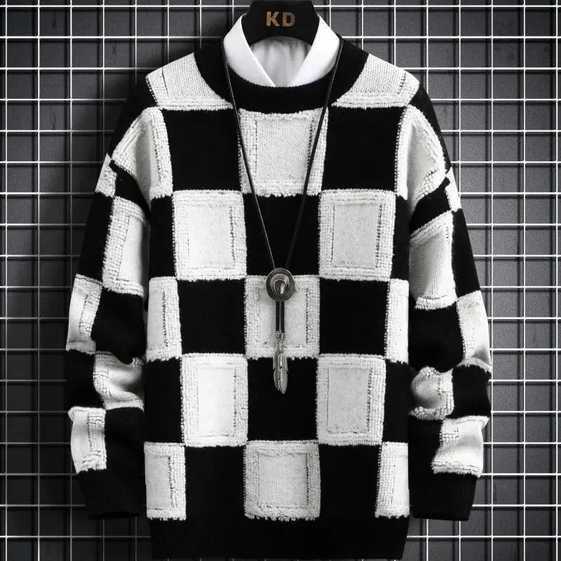 Ythan Pull Homme en Cachemire – Col Rond Classique, Coupe Régulière & Confort Doux