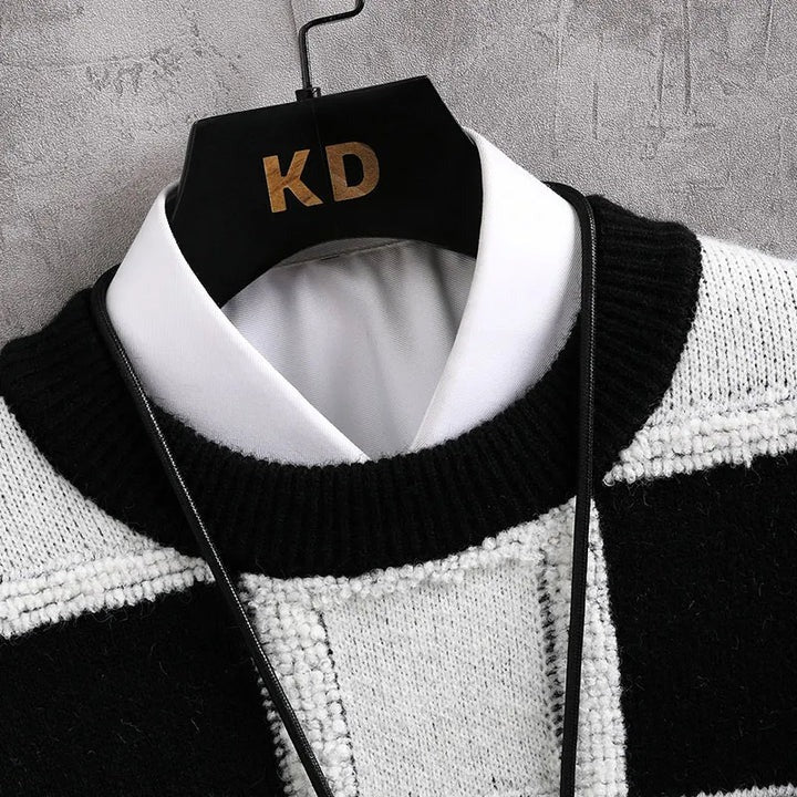 Ythan Pull Homme en Cachemire – Col Rond Classique, Coupe Régulière & Confort Doux