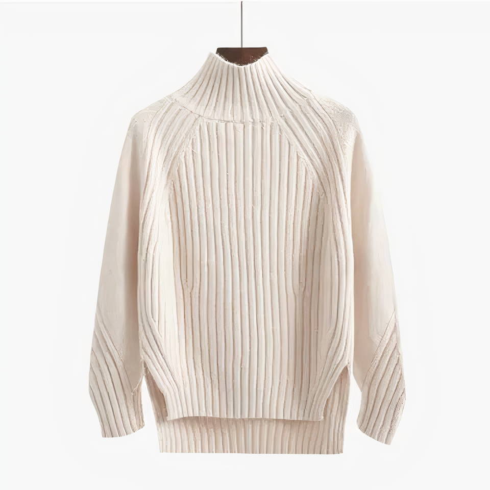 Alessia Pull Femme – Tricot Élégant en Coton Mélangé Respirant et Confortable pour l’Hiver