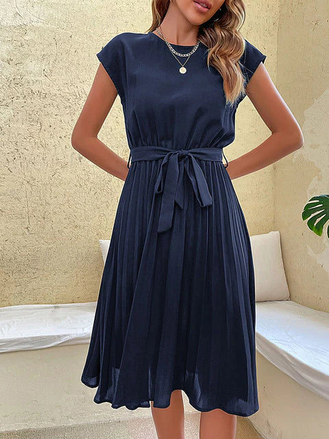 Abito plissettato da donna Myla - Abito estivo leggero con spalline, vestibilità fluida e dettagli eleganti