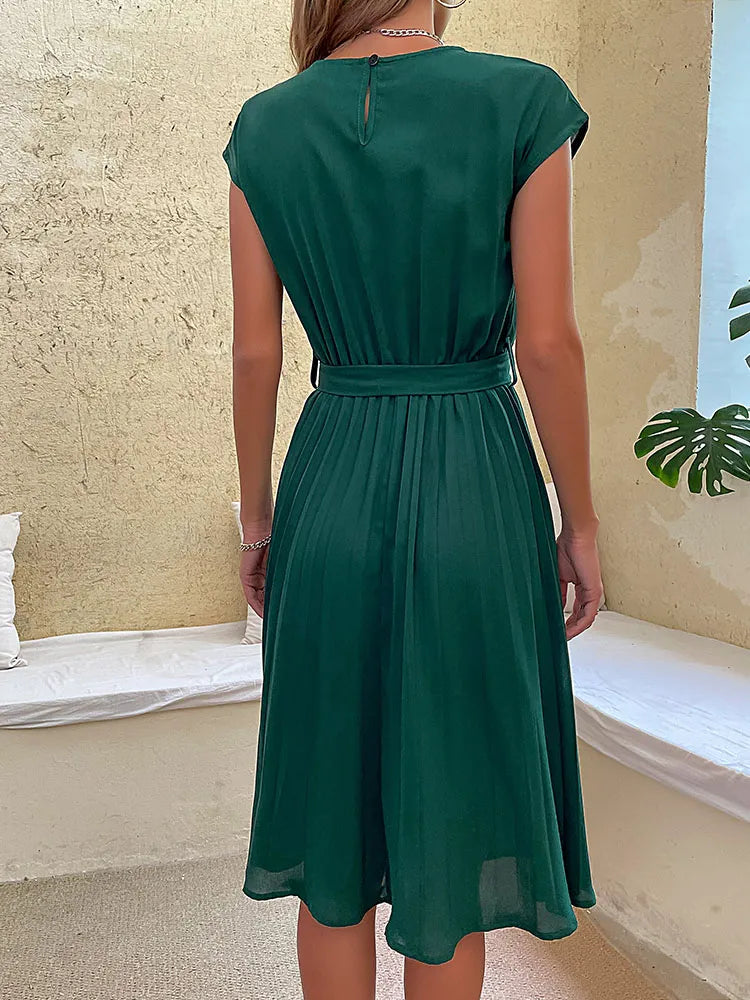 Abito plissettato da donna Myla - Abito estivo leggero con spalline, vestibilità fluida e dettagli eleganti