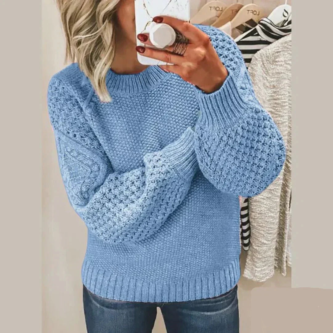 Maglione da donna Kayla - Classico, morbido ed elegante maglione di lana con maniche lunghe
